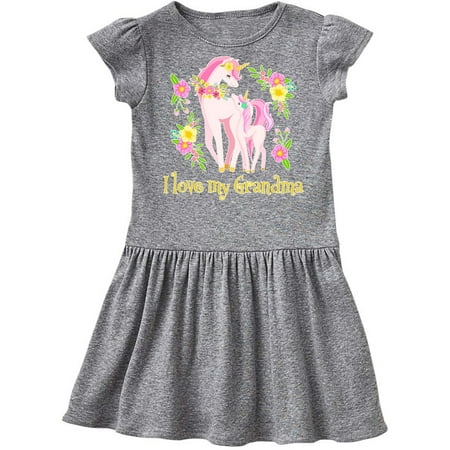 Inktastic I Love My Grandma Unicorn with Pink and Yellow Flowers Gift Toddler Girl Dress
Inktastic I Love My Grandma Unicorn with Pink and Yellow Flowers Gift Toddler Girl Dress