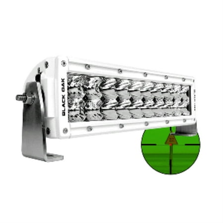 Black Oak Pro Series Double Row Combo Infrared 10 850nm Light Bar - White