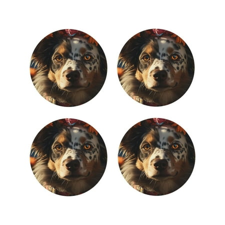 Leather Coasters with Heat-resistant for Drinks Flower Crown Dog -标题2 Round Shape
Leather Coasters with Heat-resistant for Drinks Flower Crown Dog -标题2 Round Shape