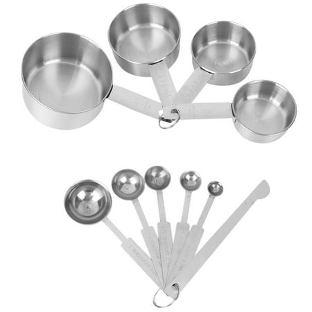10Pcs Measuring Cups Premium Stackable Tablespoons Measuring Spoon Set Stainless Steel Measuring Cups and Spoons Set
10Pcs Measuring Cups Premium Stackable Tablespoons Measuring Spoon Set Stainless Steel Measuring Cups and Spoons Set