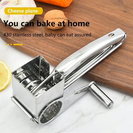 1 Set Cheese Grater Manual Effective Stainless Steel Labor-saving Rotary Garlic Grater Kitchen Supplies
1 Set Cheese Grater Manual Effective Stainless Steel Labor-saving Rotary Garlic Grater Kitchen Supplies