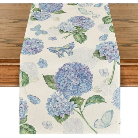 Hydrangea Butterfly Spring Placemats Set of 4 12x18 Inch Seasonal Summer Holiday Table Mats for Party Kitchen Dining Decoration
Hydrangea Butterfly Spring Placemats Set of 4 12x18 Inch Seasonal Summer Holiday Table Mats for Party Kitchen Dining Decoration