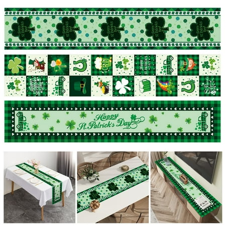 Ludlz Table Runner Clear Printing Oxford Cloth Happy Saint Patrick s Day Table Cloth Decoration Home Decor
Ludlz Table Runner Clear Printing Oxford Cloth Happy Saint Patrick s Day Table Cloth Decoration Home Decor