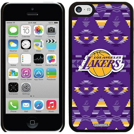 Los Angeles Lakers Tribal Print Design on Apple iPhone 5c Thinshield Snap-On Case by Coveroo