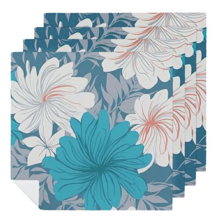 Facannap Flower Cloth Napkins Polyester Home Decor Gift Set of 4 Floral Style 6 PCS
Facannap Flower Cloth Napkins Polyester Home Decor Gift Set of 4 Floral Style 6 PCS