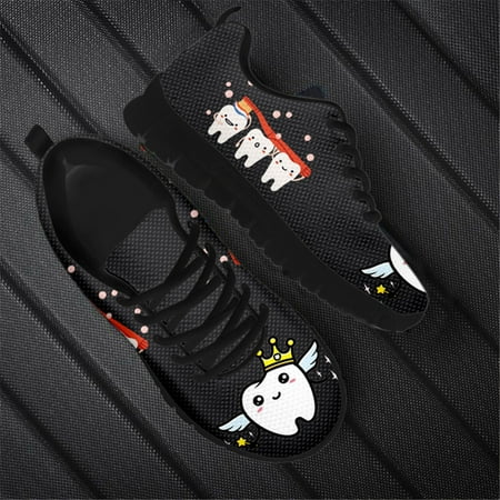Running Jogging Shoes for Women Flat Ladies Sneakers Cute Cartoon Tooth Dentist Print Designer Breathable Female Casual Footwear
Running Jogging Shoes for Women Flat Ladies Sneakers Cute Cartoon Tooth Dentist Print Designer Breathable Female Casual Footwear