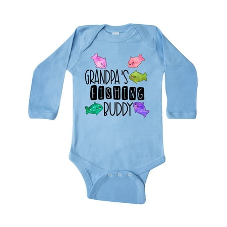 Inktastic Grandpa s Fishing Buddy with Colorful Fish Gift Baby Boy or Baby Girl Long Sleeve Bodysuit
Inktastic Grandpa s Fishing Buddy with Colorful Fish Gift Baby Boy or Baby Girl Long Sleeve Bodysuit