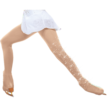 ChloeNoel Over the Boot Ice Skating Tights 8832 with Crystals
