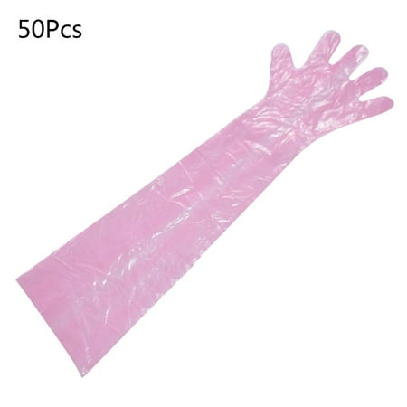 HGYCPP 50 Pcs Disposable Long Arm Gloves Plastic Film Gloves for Cooking Cleaning Farm
HGYCPP 50 Pcs Disposable Long Arm Gloves Plastic Film Gloves for Cooking Cleaning Farm