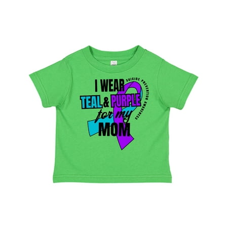 Inktastic Suicide Prevention I Wear Teal and Purple for My Mom Gift Toddler Boy or Toddler Girl T-Shirt
Inktastic Suicide Prevention I Wear Teal and Purple for My Mom Gift Toddler Boy or Toddler Girl T-Shirt