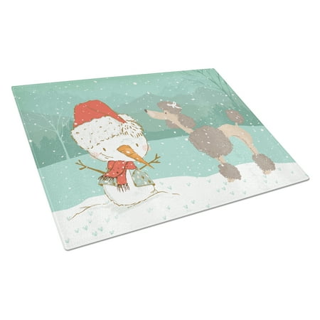 Carolines Treasures CK2065LCB Chocolate Poodle Snowman Christmas Glass Cutting Board Large 12H x 16W multicolor
Carolines Treasures CK2065LCB Chocolate Poodle Snowman Christmas Glass Cutting Board Large 12H x 16W multicolor