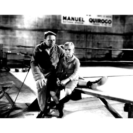 The Champ Wallace Beery Jackie Cooper 1931 Photo Print