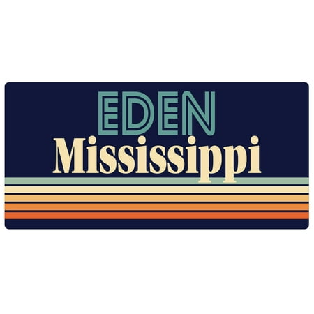 Eden Mississippi 5 x 2.5-Inch Fridge Magnet Retro Design