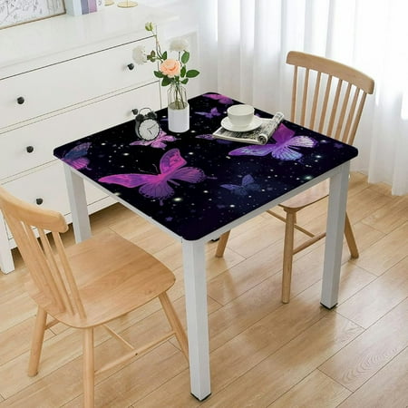 Facannap Butterflies Space Art Purple Square Fitted Tablecloth 100% Polyester Fiber 52*52
Facannap Butterflies Space Art Purple Square Fitted Tablecloth 100% Polyester Fiber 52*52
