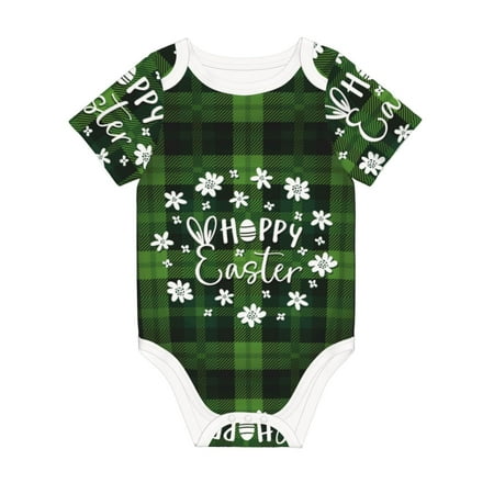 Matuu Happy Easter for Baby Short-Sleeve Bodysuit Soft Cotton Comfortable and Breathable Perfect for Newborns and Infants
Matuu Happy Easter for Baby Short-Sleeve Bodysuit Soft Cotton Comfortable and Breathable Perfect for Newborns and Infants