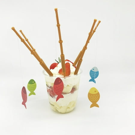 40pcs Mini Fish Pole Decoration Unique Design Simulation Models Suitable for Birthday Party Cake
40pcs Mini Fish Pole Decoration Unique Design Simulation Models Suitable for Birthday Party Cake