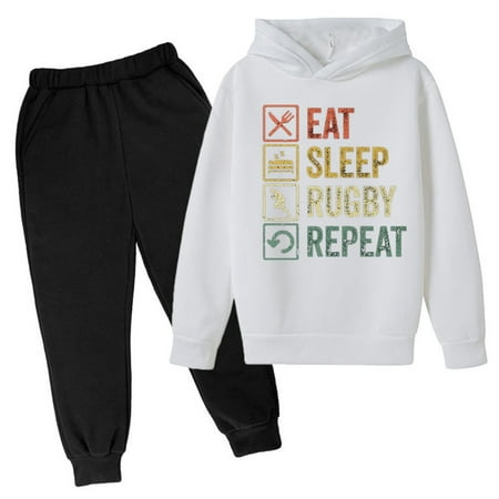 New Hooded Football Letter Printed Hoodie Pants Children s Casual Two Piece Fashion Trend American Football Fans Sports Gift Sweatsuits 13 Years-14 Years
New Hooded Football Letter Printed Hoodie Pants Children s Casual Two Piece Fashion Trend American Football Fans Sports Gift Sweatsuits 13 Years-14 Years
