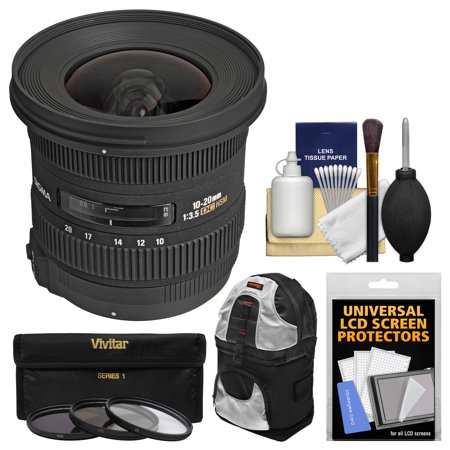 Sigma 10-20mm f\/3.5 EX DC HSM Zoom Lens with Case + 3 Kit for Nikon D3200, D3300, D5300, D5500, D7100, D7200, D610, D750, D810, D4s DSLR Cameras Sigma 10-20mm f\/3.5 EX DC HSM Zoom Lens with Case + 3 Kit for Nikon D3200, D3300, D5300, D5500, D7100, D7200, D610, D750, D810, D4s DSLR Cameras