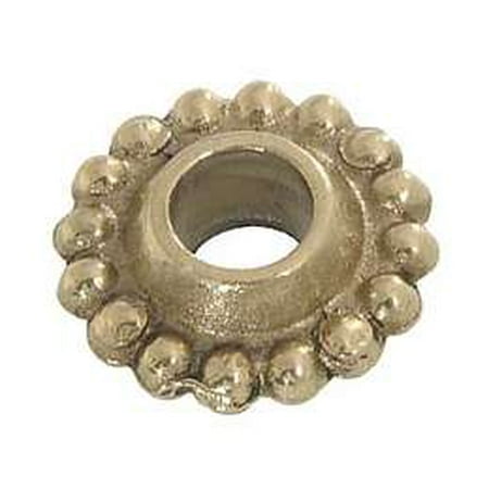 B&P Lamp® Brass Beaded Seating Ring For 3/4 Tube Unfinished Brass