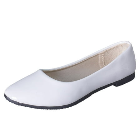 Follure Girl women s casual shoes Women Lady Flat Pointed Toe Leather Slip On Casual Loafers Shoes White/38 White 38
Follure Girl women s casual shoes Women Lady Flat Pointed Toe Leather Slip On Casual Loafers Shoes White/38 White 38