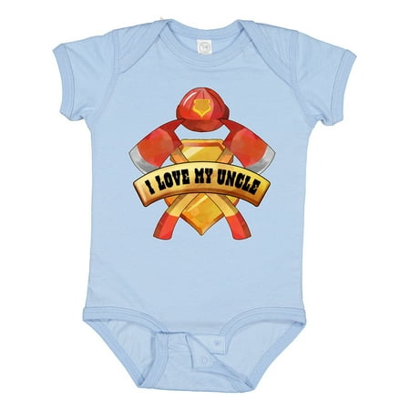 Inktastic I Love My Uncle- Firefighter Axes Badge Helmet Gift Baby Boy or Baby Girl Bodysuit
Inktastic I Love My Uncle- Firefighter Axes Badge Helmet Gift Baby Boy or Baby Girl Bodysuit