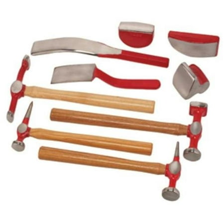 S & G Tool Aid SG89450 Aluminum Body Repair Kit Red - 9 Piece
