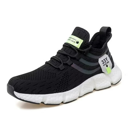 JJtiger Popcorn flying woven breathable leisure sports running shoes