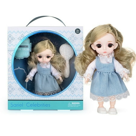 Christmas Decorations Savings! purcolt Christmas Decorations 16Cm Moveable Mini Fashion Doll DIY Toys with Full Set of Clothes Shoes Hair Best Festival Gift for Girls
Christmas Decorations Savings! purcolt Christmas Decorations 16Cm Moveable Mini Fashion Doll DIY Toys with Full Set of Clothes Shoes Hair Best Festival Gift for Girls