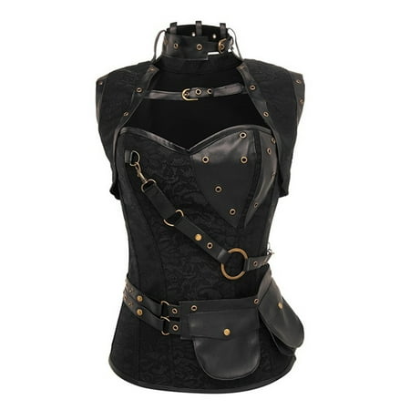 Follure-8563 Women s Steampunk Halloween Goth Steel Vintage Top Steampunk Bustiers Corsets
Follure-8563 Women s Steampunk Halloween Goth Steel Vintage Top Steampunk Bustiers Corsets