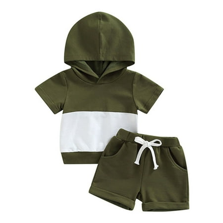 Solid Color Toddler Boys Outfits Patchwork Short Sleeve Color Block Pullover Hooded Tops Shorts Pants Track Children Kids Spring Summer Casual Cartoon Fashion Outwear Streetwear Sets
Solid Color Toddler Boys Outfits Patchwork Short Sleeve Color Block Pullover Hooded Tops Shorts Pants Track Children Kids Spring Summer Casual Cartoon Fashion Outwear Streetwear Sets