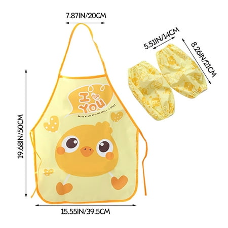 wendunide kitchen gadgets Children s Play Apron Sleeve Set 3-6 Years Old Children s Household Chores Waterproof Anti-smudge Apron D
wendunide kitchen gadgets Children s Play Apron Sleeve Set 3-6 Years Old Children s Household Chores Waterproof Anti-smudge Apron D