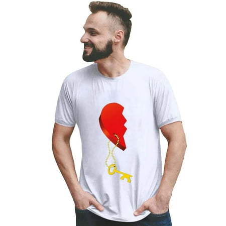 Women Shirts Size Medium Short Sleeve Active Wear Couples Love Printed T Shirt Valentines Day New Couple s Love Key Lock Printed Loose Pullover Short Sleeve T Shirt For Men Spandex Scrub Top
Women Shirts Size Medium Short Sleeve Active Wear Couples Love Printed T Shirt Valentines Day New Couple s Love Key Lock Printed Loose Pullover Short Sleeve T Shirt For Men Spandex Scrub Top
