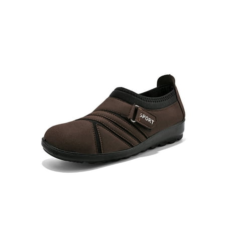 Wazshop Womens Sneakers Non-Slip Casual Shoes Slip On Flats Lightweight Comfort Walking Shoe Women Loafers Low Wedge Breathable Brown 6
Wazshop Womens Sneakers Non-Slip Casual Shoes Slip On Flats Lightweight Comfort Walking Shoe Women Loafers Low Wedge Breathable Brown 6