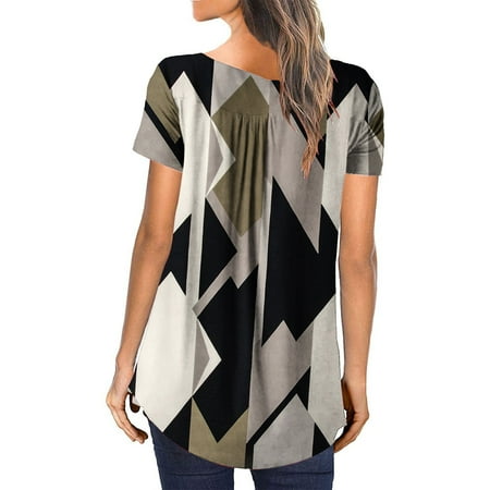Simplmasygenix Women Tops Summer Clearance Women s Fashion Printed Loose T-shirt Short Sleeves Blouse Round Neck Casual Tops
Simplmasygenix Women Tops Summer Clearance Women s Fashion Printed Loose T-shirt Short Sleeves Blouse Round Neck Casual Tops