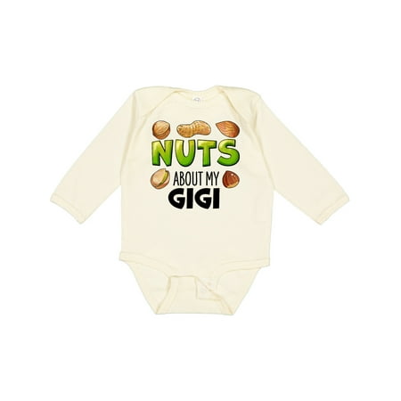 Inktastic Nuts About My Gigi Peanut Almond Pistachio Gift Baby Boy or Baby Girl Long Sleeve Bodysuit 
Inktastic Nuts About My Gigi Peanut Almond Pistachio Gift Baby Boy or Baby Girl Long Sleeve Bodysuit