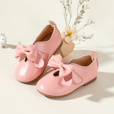 Girls Mary Jane Flats Faux Leather Bowknot Design Soft Sole Anti Slip Princess Dress Shoes
Girls Mary Jane Flats Faux Leather Bowknot Design Soft Sole Anti Slip Princess Dress Shoes