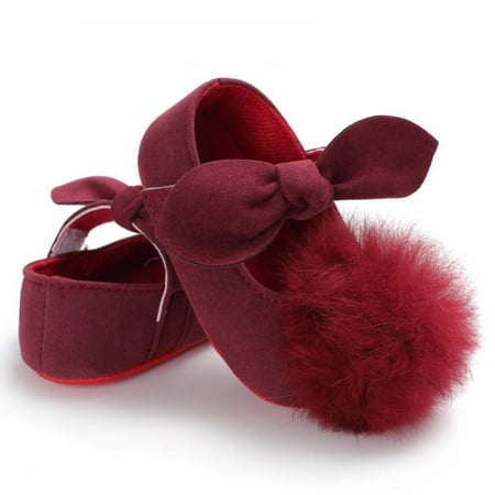 SUPERHOMUSE Toddler Baby Girl Soft Plush Princess Shoes Cute Non-slip shoes Infant Prewalker Newborn Baby Shoes for Girls 0-18M
SUPERHOMUSE Toddler Baby Girl Soft Plush Princess Shoes Cute Non-slip shoes Infant Prewalker Newborn Baby Shoes for Girls 0-18M
