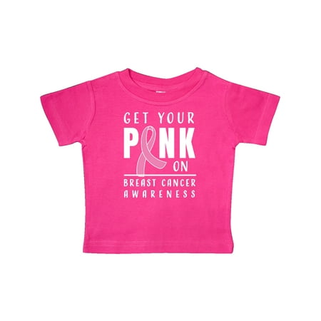 Inktastic Breast Cancer Awareness Get Your Pink On Gift Baby Boy or Baby Girl T-Shirt
Inktastic Breast Cancer Awareness Get Your Pink On Gift Baby Boy or Baby Girl T-Shirt