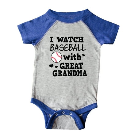 Inktastic I Watch Baseball with My Great Grandma Gift Baby Boy or Baby Girl Bodysuit
Inktastic I Watch Baseball with My Great Grandma Gift Baby Boy or Baby Girl Bodysuit