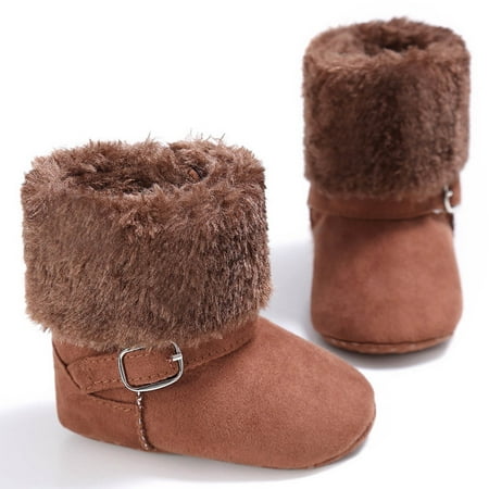 Beechoice Cozy Thermal Wrap Booties with Non-Skids for Baby Girls Boys Unisex