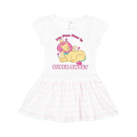 Inktastic My Paw Paw Is Super Sweet Cotton Candy Lions with Pink Mane Gift Toddler Girl Dress
Inktastic My Paw Paw Is Super Sweet Cotton Candy Lions with Pink Mane Gift Toddler Girl Dress