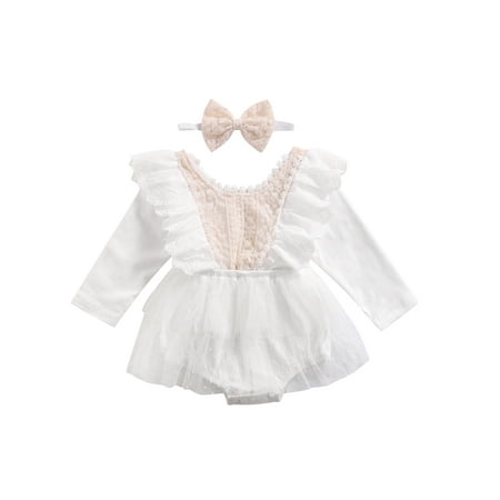 Canis Newborn Baby Girl Clothes Long Sleeve Rompers Lace Overalls Bodysuit Girls Fall Winter Spring Outfits
Canis Newborn Baby Girl Clothes Long Sleeve Rompers Lace Overalls Bodysuit Girls Fall Winter Spring Outfits