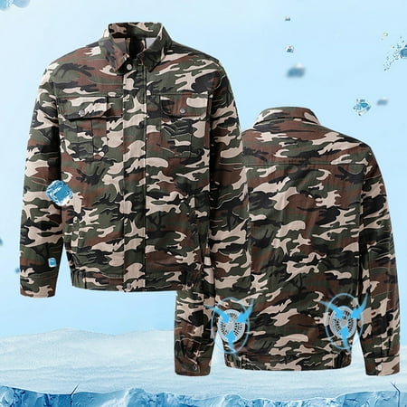 Hesroicy 1 Set Cooling Fan Jacket Three Gear Adjustable Sun Protection Polyester Men Outdoor AC Jacket Cooling Fan Clothes Working Supplies
Hesroicy 1 Set Cooling Fan Jacket Three Gear Adjustable Sun Protection Polyester Men Outdoor AC Jacket Cooling Fan Clothes Working Supplies