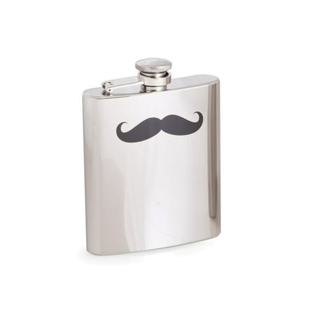 7 oz. Stainless Steel Mirror Finish Moustache Flask with Captive Cap and Durable Rubber Seal.
7 oz. Stainless Steel Mirror Finish Moustache Flask with Captive Cap and Durable Rubber Seal.