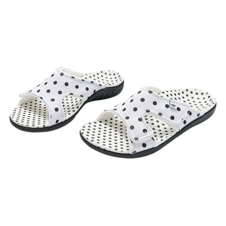 IKemiter Fashion Polka Dot Slippers Open Toe Adjustables Sandals Arch Support Flats Slippers Casual Non-slip Ladies Shoes
IKemiter Fashion Polka Dot Slippers Open Toe Adjustables Sandals Arch Support Flats Slippers Casual Non-slip Ladies Shoes