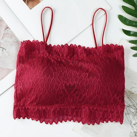 HWRETIE Bras for Women Plus Size Clearance Fashion Woman s Lace Beauty Back Solid Strap Wrap Hollow Out Bra Underwear Rollbacks Red One Size
HWRETIE Bras for Women Plus Size Clearance Fashion Woman s Lace Beauty Back Solid Strap Wrap Hollow Out Bra Underwear Rollbacks Red One Size