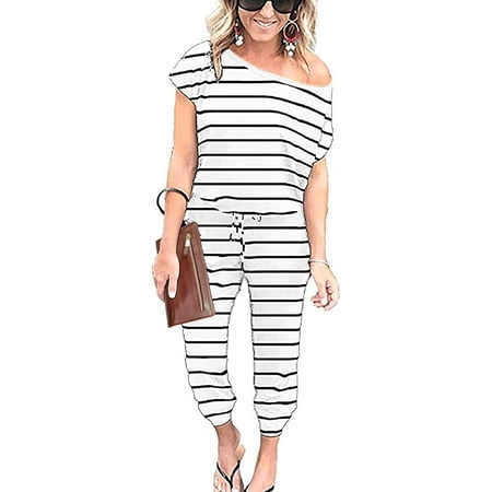 yoyojojo Women s Loose Solid Off Shoulder Elastic Waist Stretchy Long Romper Jumpsuit
yoyojojo Women s Loose Solid Off Shoulder Elastic Waist Stretchy Long Romper Jumpsuit