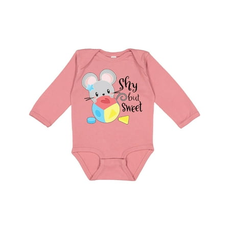 Inktastic Shy but Sweet Cute Mouse with Toy Block Gift Baby Boy or Baby Girl Long Sleeve Bodysuit
Inktastic Shy but Sweet Cute Mouse with Toy Block Gift Baby Boy or Baby Girl Long Sleeve Bodysuit