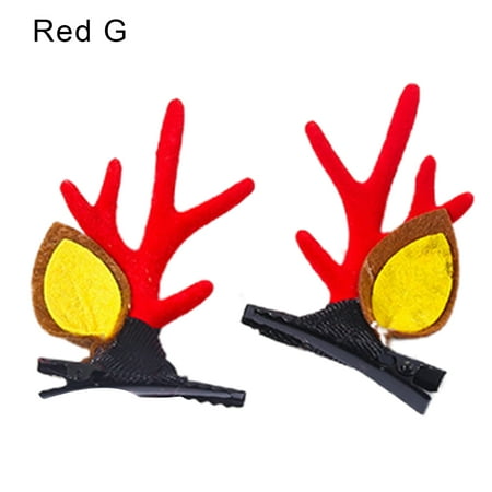1 Pair Christmas Barrettes Eye-catching Cartoon Style Plastic Xmas Deer Ear Hair Clip for Kids
1 Pair Christmas Barrettes Eye-catching Cartoon Style Plastic Xmas Deer Ear Hair Clip for Kids