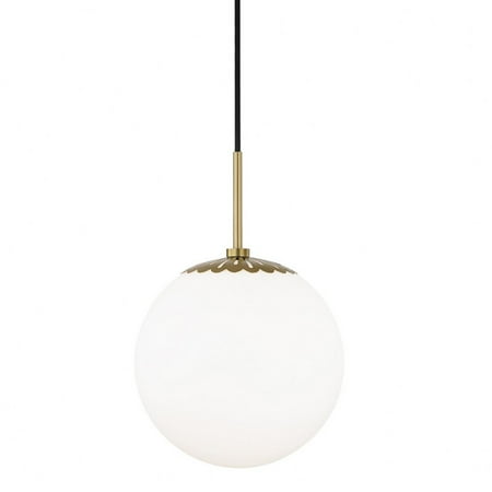 -One Light Large Pendant in Style-10.5 inches Wide By 16.75 inches High-Aged Brass Finish Bailey Street Home 735-Bel-2941777
-One Light Large Pendant in Style-10.5 inches Wide By 16.75 inches High-Aged Brass Finish Bailey Street Home 735-Bel-2941777